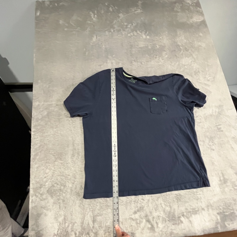 Tommy Bahama T-Shirt Adult Mens XXL Navy Relax Pima Cotton Short Sleeve Nautical - Picture 3 of 7